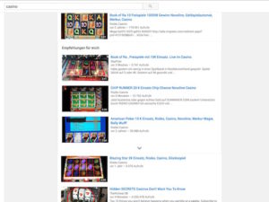 YouTube Casino Videos