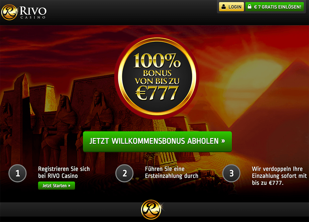 Rivo Casino Gratis Bonus 7 Euro geschenkt